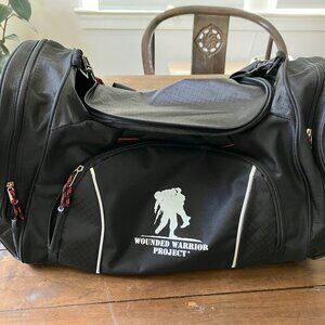 Wounded Warrior Project Duffel Bag – Black w/ White Logo